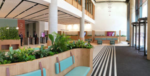 Three Chamberlain Square reception area