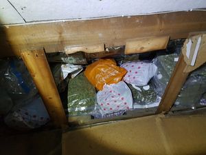 Some of the items found inside the house. Photo: NCA