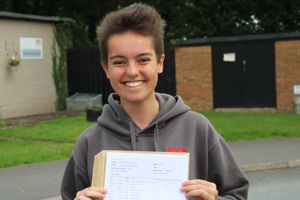 GCSE results day at The Marches School