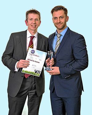 Neil Lorimer, the Behind the Scenes winner. Pictures by Kidz In Sport.