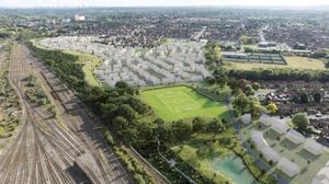 Artist's impression of how the Friar Park urban village will look