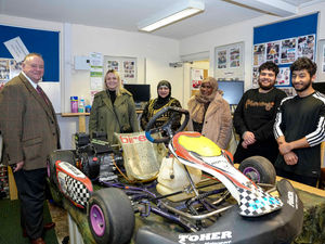 Supporting image for story: Group that teaches motor maintenance to youths hopes to get back on track after karts 'stolen'