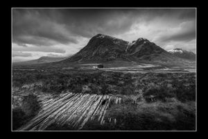 Bridge to the Buachaille by Peter Humphrys