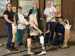 Supporting image for story: Black Country hospital trust celebrates donating hundreds of prosthetic limbs to good causes