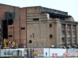 Supporting image for story: Large hole exposed in side wall of Dudley Hippodrome as demolition work gathers pace