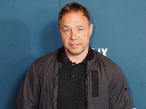 Stephen Graham looks at the camera at a special screening of Adolescence in London