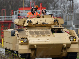 Supporting image for story: MP Lucy Allan gets armoured transport at Telford's BAE Systems