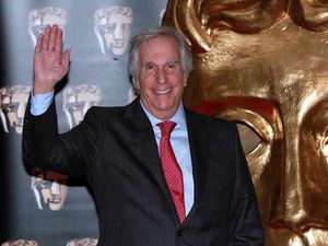 Supporting image for story: The Fonz keeps promise to visit Staffordshire school