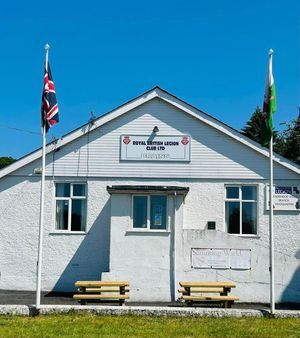 Llandrindod Wells Royal British Legion Club where the vandalism happened