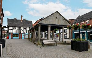 The Buttercross in Market Drayton