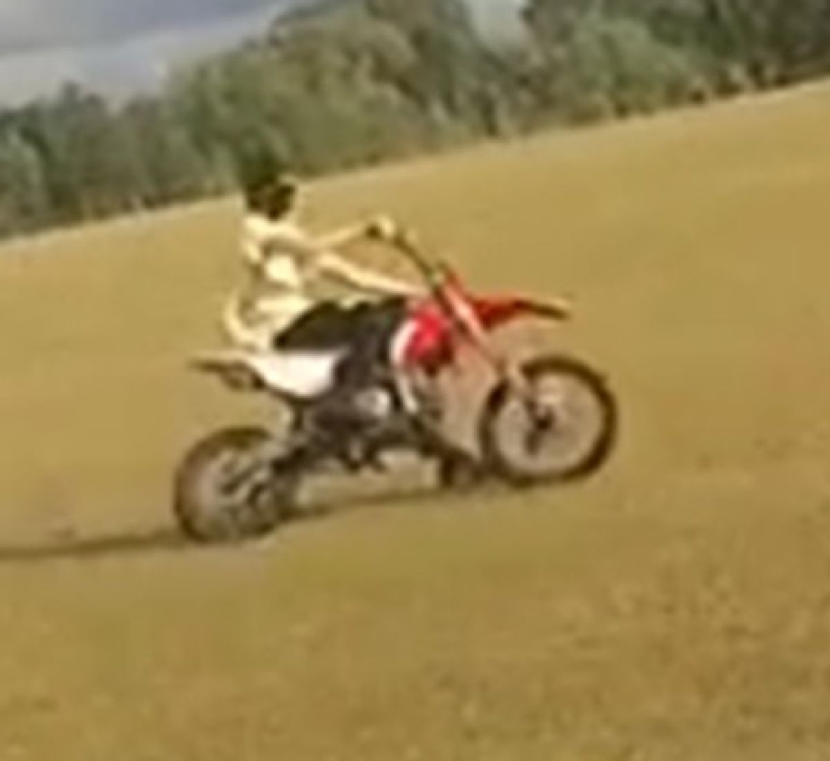 Off-road motorbike rider escapes from police after being seen on Telford playing field