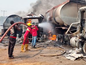 Supporting image for story: At least 70 people killed in Nigerian fuel tanker explosion, authorities say