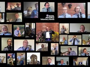 Supporting image for story: WATCH: RAF Cosford voluntary band's lockdown Bare Necessities