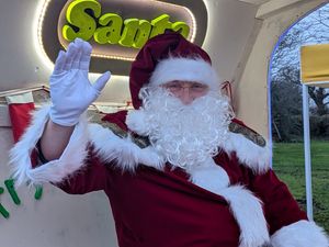 Santa dropped in to the wonderland.