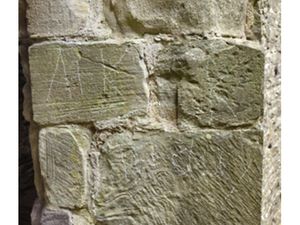 Supporting image for story: Graffiti at historic Bronllys Castle sparks a police investigation