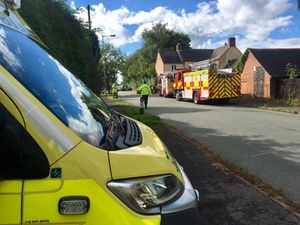 The scene in Penn. Picture: Midlands Air Ambulance
