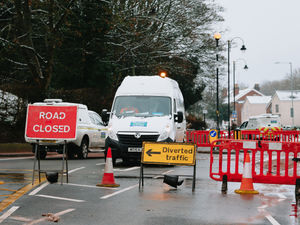 Supporting image for story: Burst water pipe adds to snow chaos in Wolverhampton