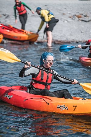 Kayaking on Llyn Padarn