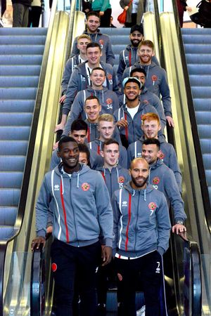 Walsall FC visiting Walsall Manor Hospital