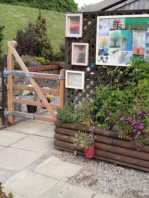 The artwork has been created by students from Bridgnorth Endowed School for residents of Wheatlands Care Home