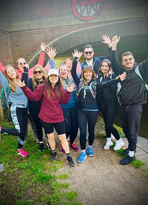 Whistle PR team complete 17-mile Birmingham canal walk in aid of charity partners.