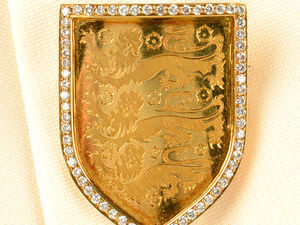 Supporting image for story: England brooch owned by Baggies and FA chairman Bert Millichip up for sale