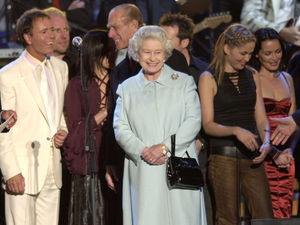 Supporting image for story: Flashback to 2002: Party at the Palace for the Queen's Golden Jubilee