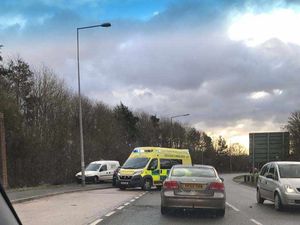 Supporting image for story: Two injured in Telford rush hour crash