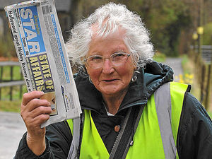Supporting image for story: Losing 'world's oldest papergirl' record won't stop me, vows Shropshire gran Joyce, 83