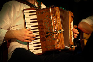 One of the many traditional instruments as part of the show