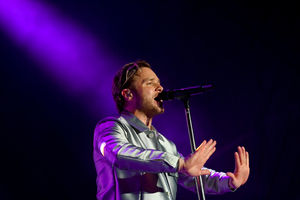 Olly Murs performing at Telford's QEII Arena. Picture: Sam Bagnall