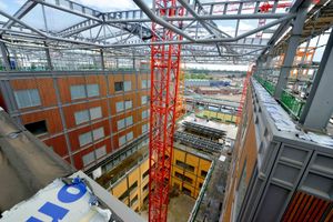 38 illegal migrants had been found to have worked at the hospital site