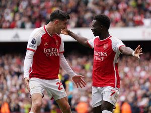 Supporting image for story: Kai Havertz talks up Bukayo Saka after Arsenal start season with victory