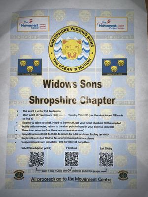 Shropshire Widows Sons Ocean in Motion Charity Ride Out