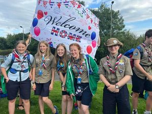 Supporting image for story: Scouts return to Shropshire all smiles after trials and tribulations of Korean jamboree