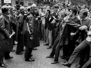 Supporting image for story: Peter Rhodes on pitched battles in Paris, what became of the rioters and Ukip - a party, not a plague