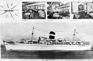 The SS Nevasa school cruise ship