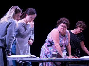 Supporting image for story: Ladies' Day: Take a look behind the scenes as rehearsals begin for Wolverhampton Grand production - in pictures