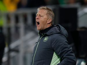 Ireland’s head coach Heimir Hallgrímsson reacts