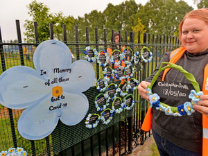 Supporting image for story: Memorial at Cannock park to remember coronavirus victims