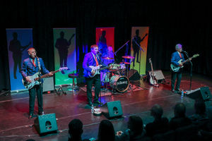 The Fourmost performing at The Edge Arts Centre, Much Wenlock on Friday night. Photo: Andy Brooks