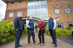 L-R: Salvy Naccarato, Robin Tong, Claire Foster and Matthew Hunter - of MET Recruitment