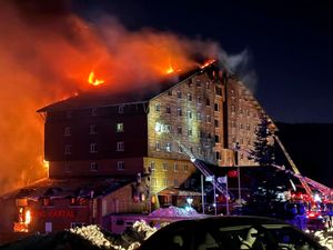 Supporting image for story: Fire in a hotel at a ski resort in Turkey kills at least 10 people