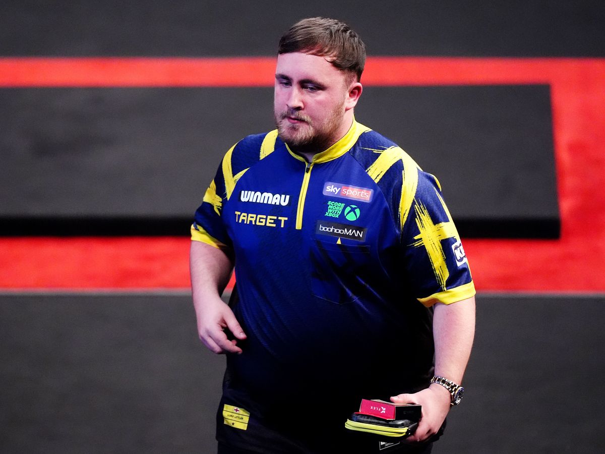 Luke Littler survives huge scare to progress at World Masters Luke Littler survives huge scare to progress at World Masters