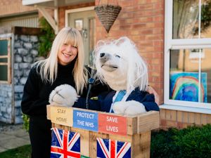 Supporting image for story: Walsall couple spread reay of sunshine with cuddly bear