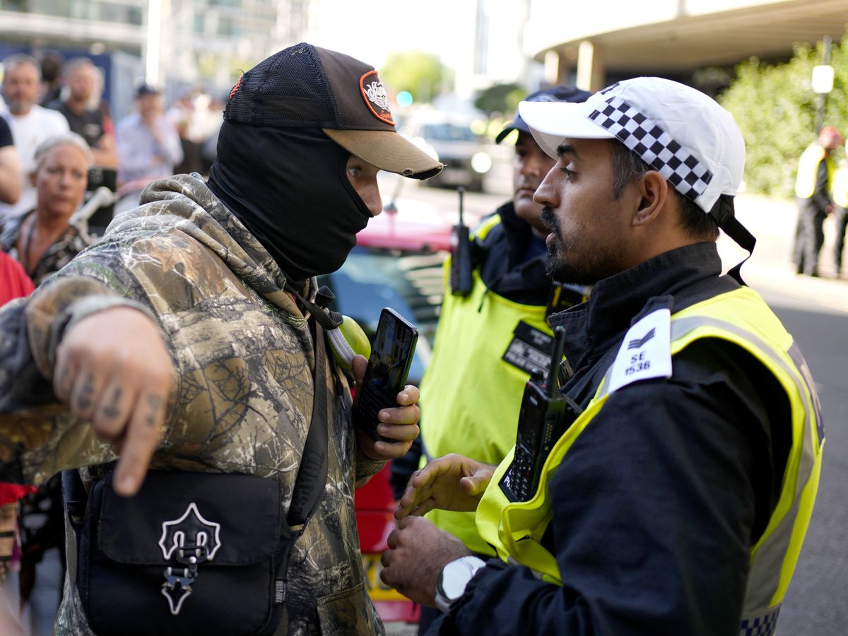 Arrests made as protests take place outside asylum hotels across UK