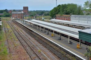 A quiet Shrewsbury train station