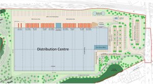 An illustrative plan for the Neachells Lane site provided by the developer (Citry of Wolverhampton Council/Planning Portal)