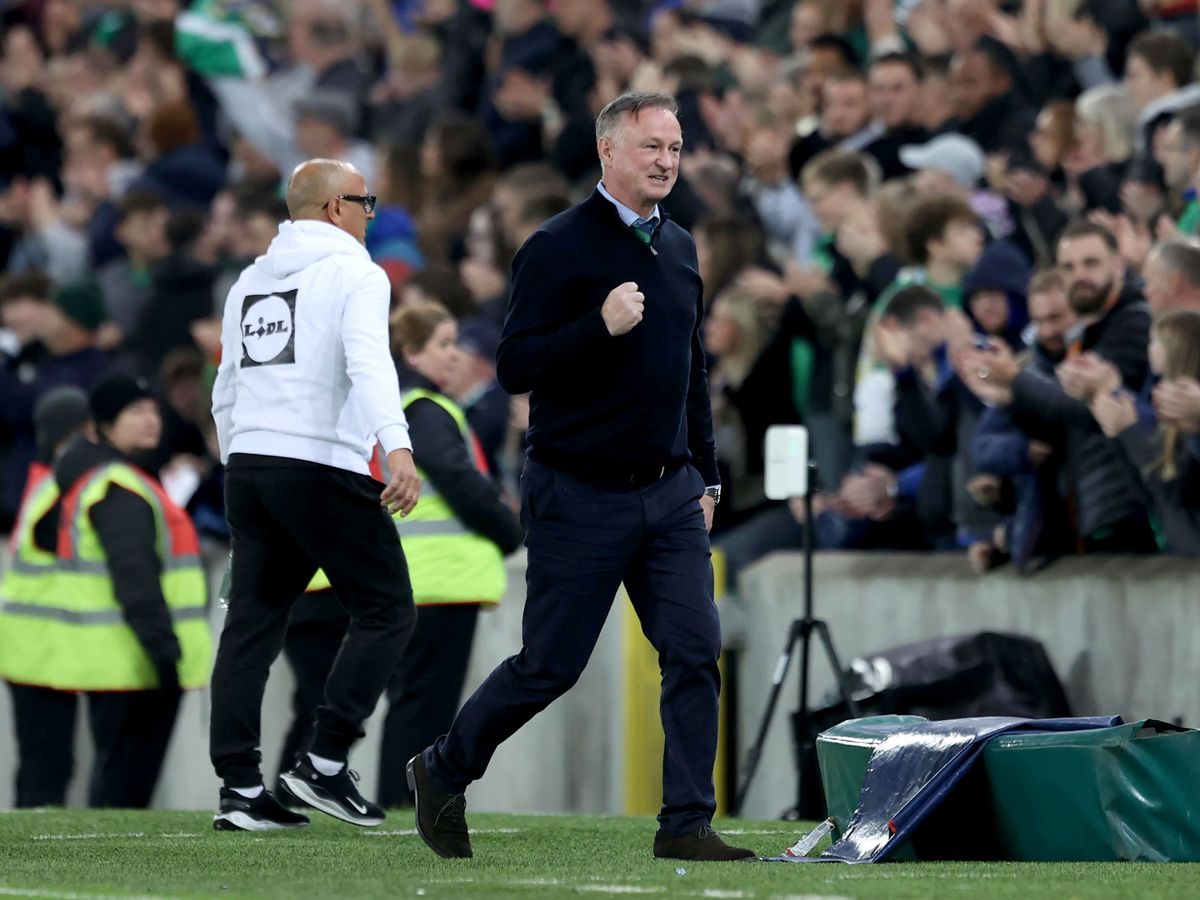 Michael O’Neill salutes ‘magnificent’ Northern Ireland in victory over Slovakia