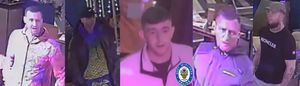 Police want to speak to these men following disorder in Wolverhampton city centre.
